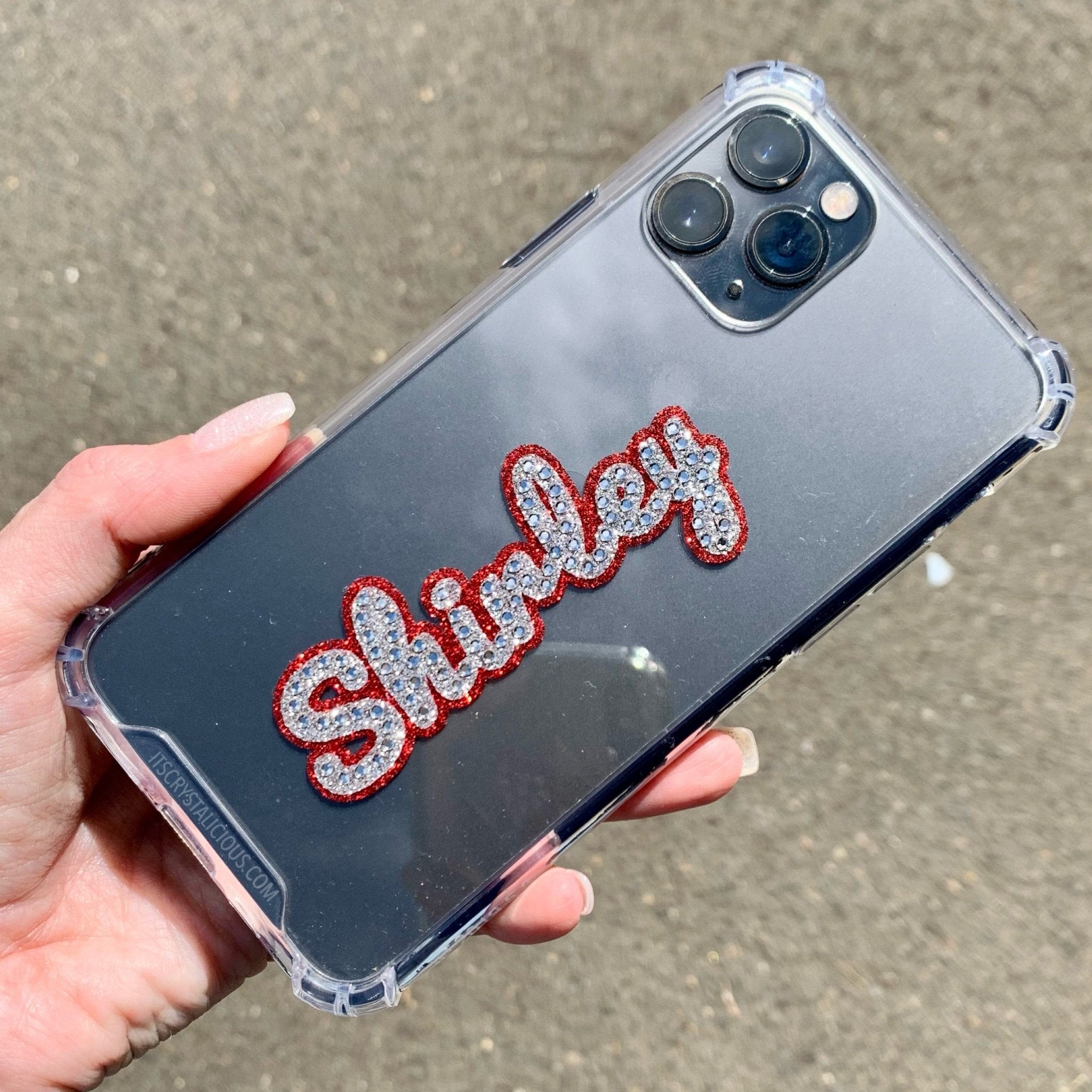 Red Crystal Name Decal Cover * - It's Crystalicious®