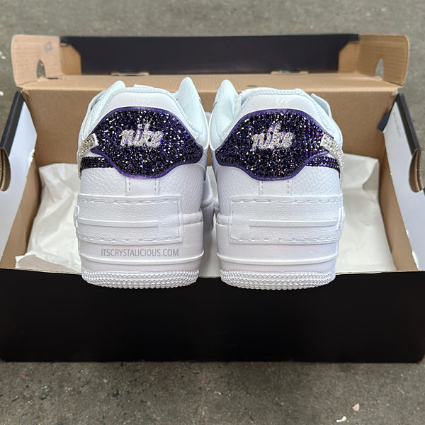 nike air force purple velvet