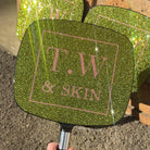 Handheld Crystal Make up Mirror - Apricot/Olivine * - It's Crystalicious®