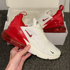 RTS - Nike Air Max 270 Gym Red/Sail - Minimal - Size US 7.5* - It's Crystalicious®