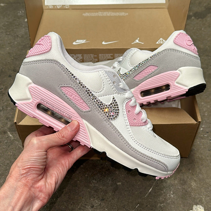 Nike Air Max 90 - White/Soft Pink/Crystal *