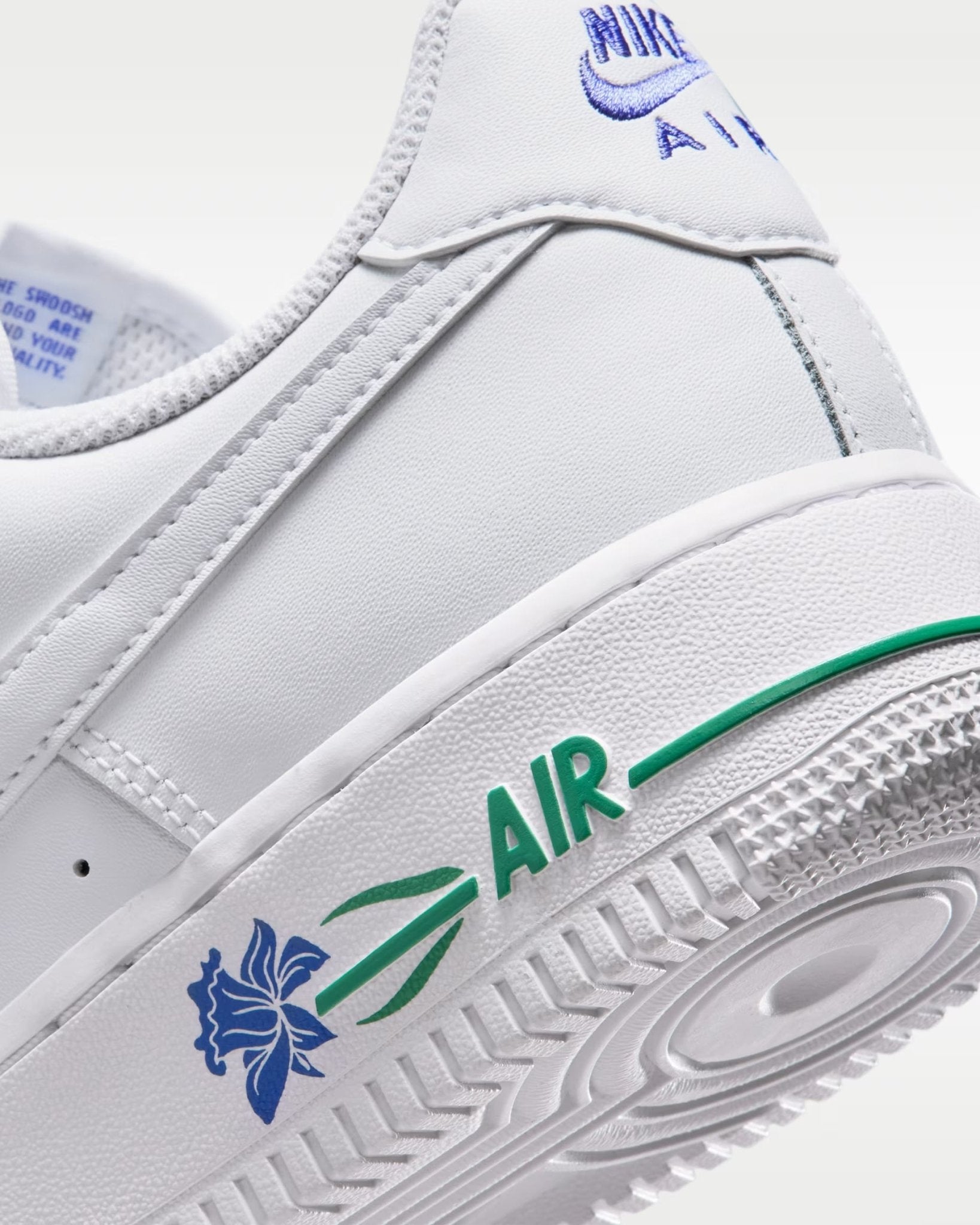 Nike Air Force 1 - Blue Hibiscus * - It's Crystalicious®