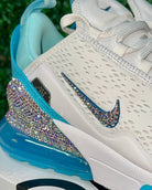 Nike Air Max 270 Premium - Teal Tint Custom Crystal - It's Crystalicious®