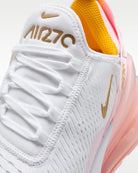 Nike Air Max 270 Uni Gold/Pink Foam: Custom Crystal - It's Crystalicious®