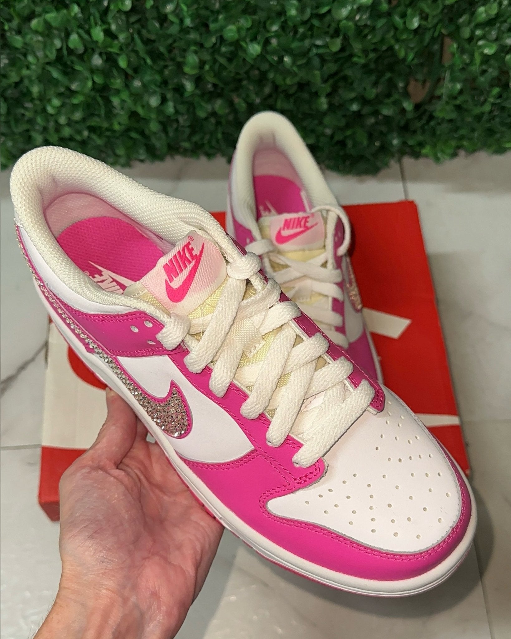 RTS - Dunks - Laser Fuchsia - Size US 6.5/5Y* - It's Crystalicious®