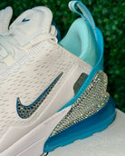Nike Air Max 270 Premium - Teal Tint Custom Crystal - It's Crystalicious®