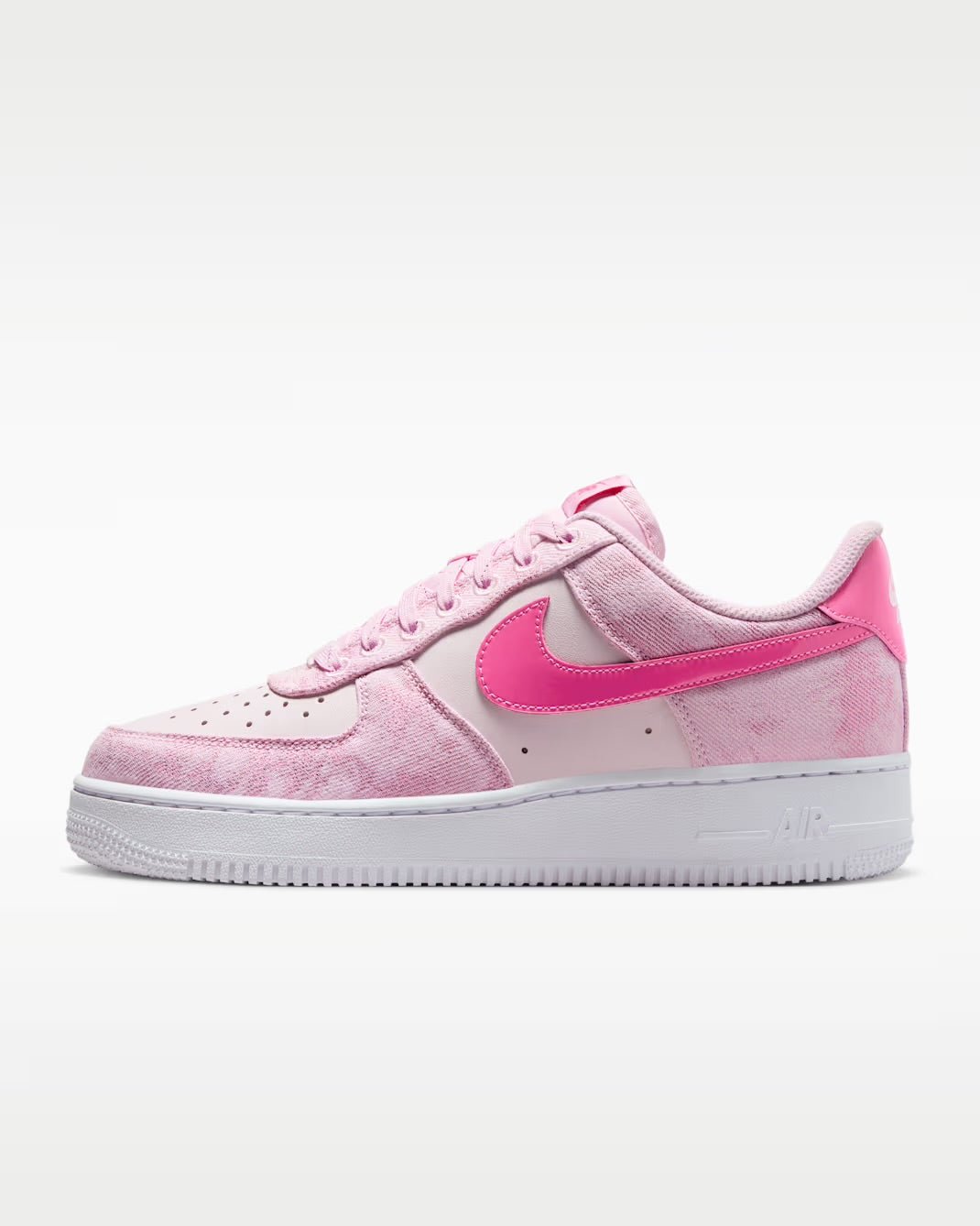 Nike Air Force 1 - Pink Denim * - It's Crystalicious®