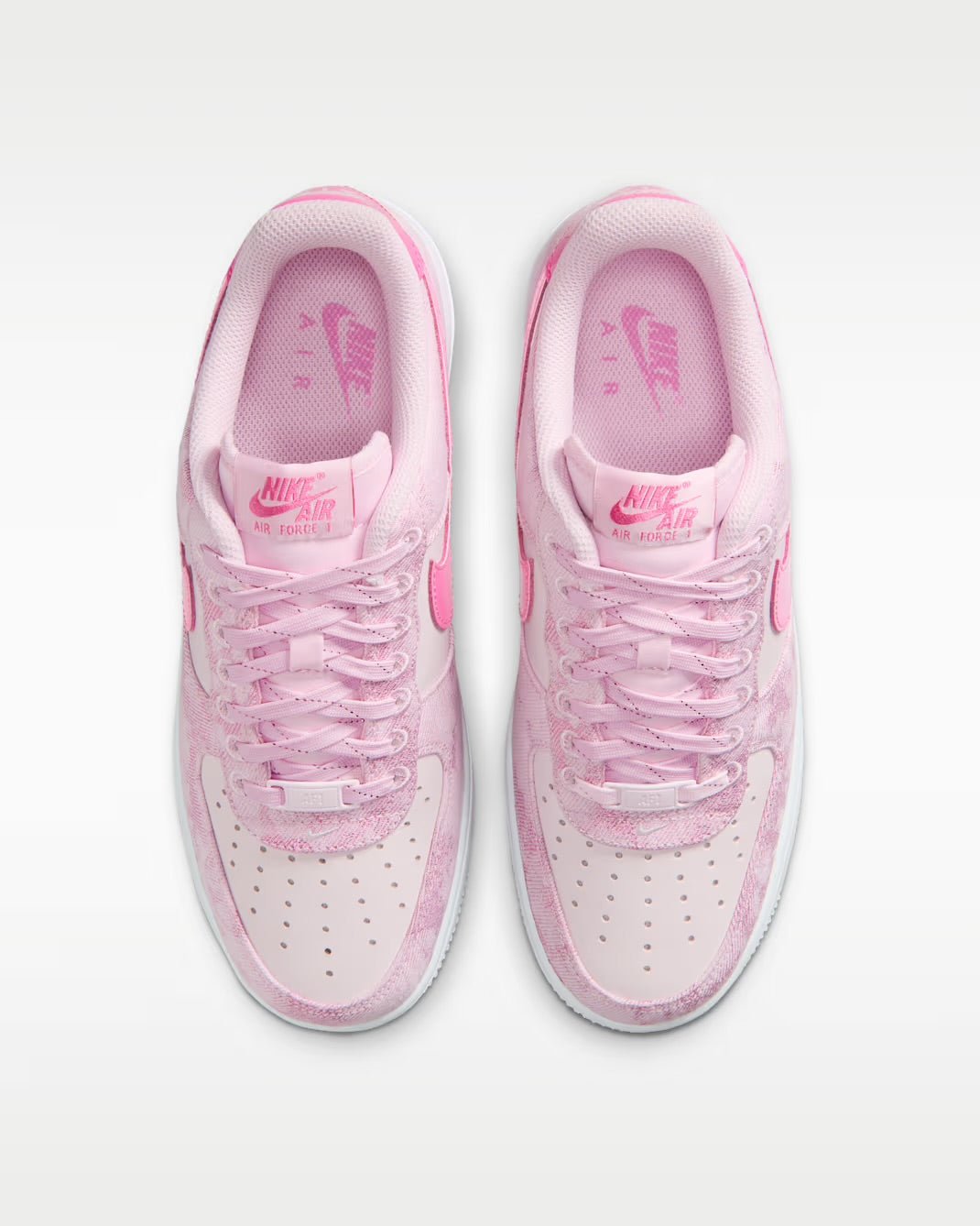 Nike Air Force 1 - Pink Denim * - It's Crystalicious®