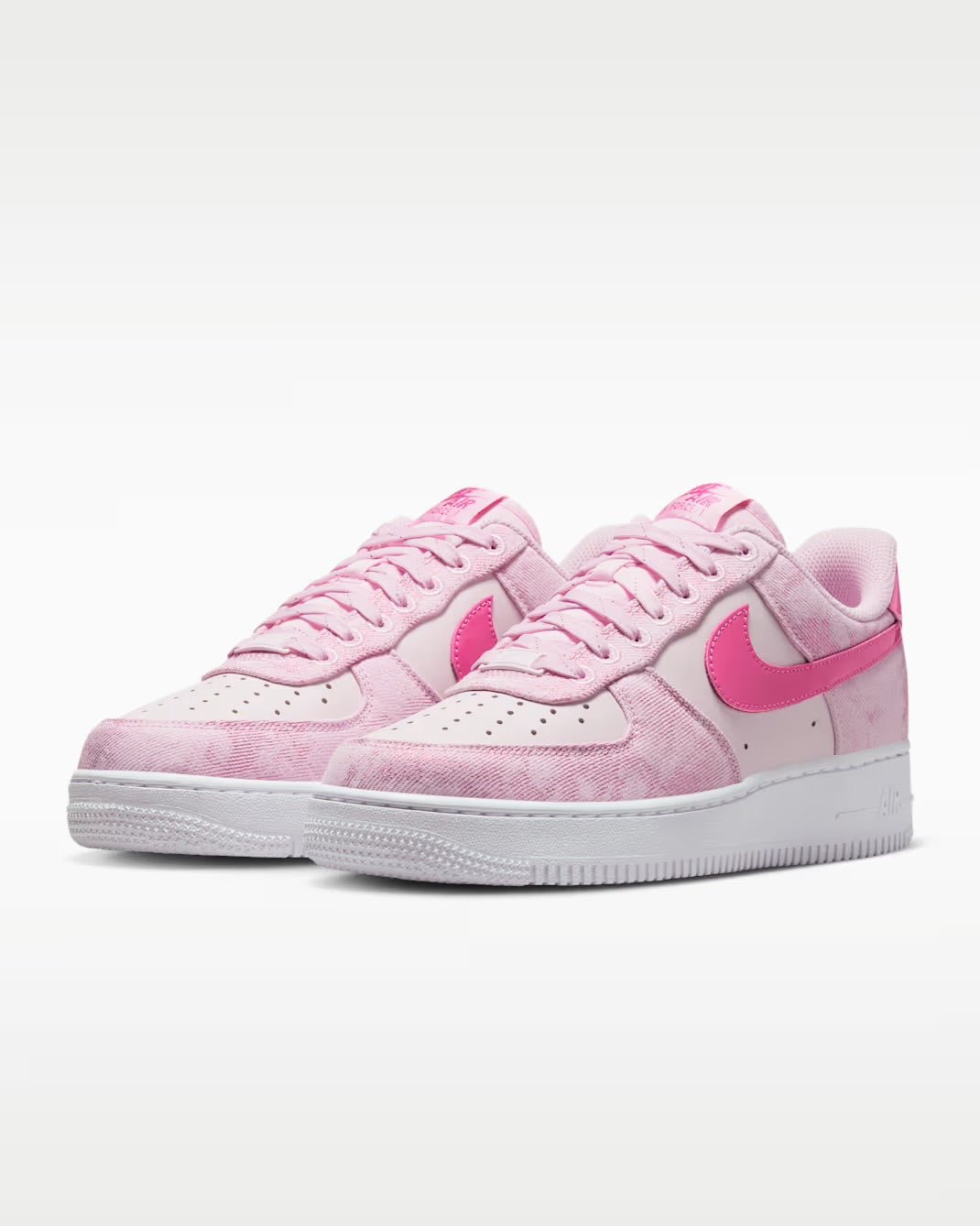 Nike Air Force 1 - Pink Denim * - It's Crystalicious®
