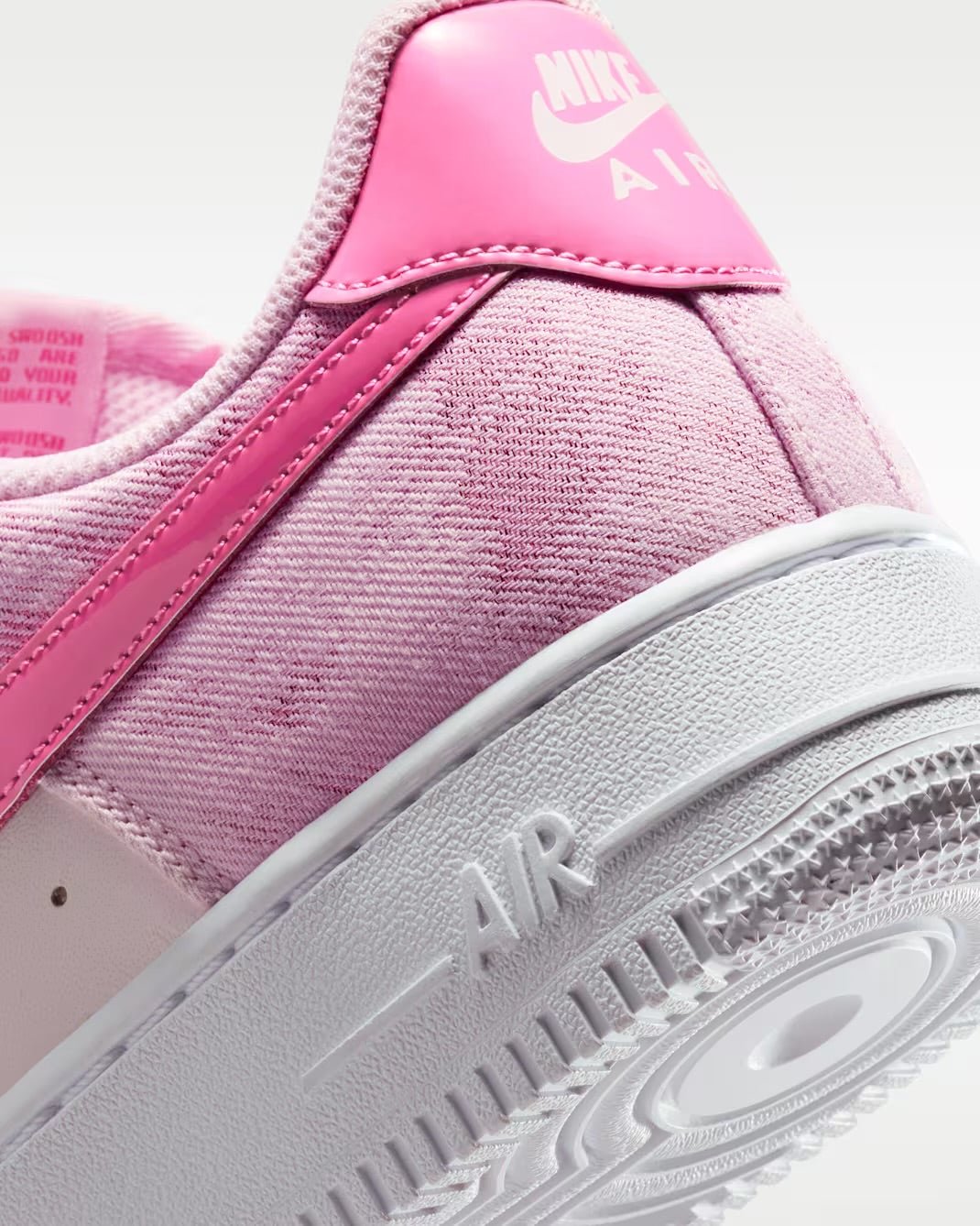 Nike Air Force 1 - Pink Denim * - It's Crystalicious®
