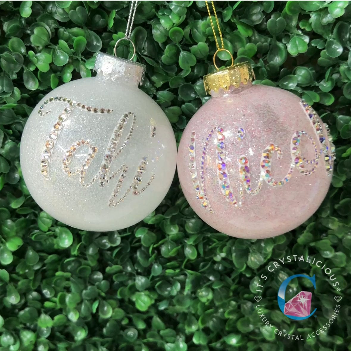 Crystal Name Christmas Bauble * - It's Crystalicious®