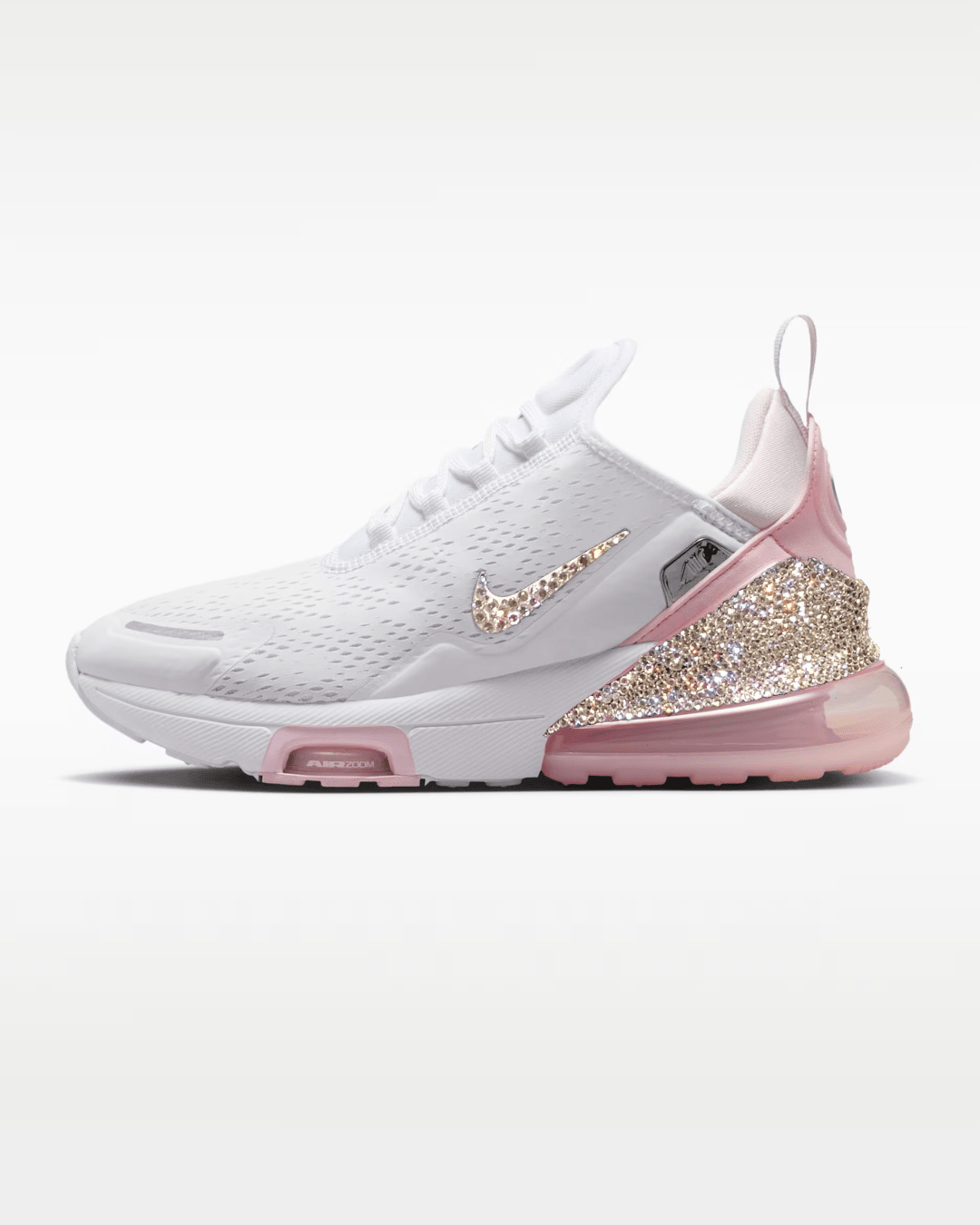Nike Air Max 270 Premium - Pearl Pink Custom Crystal* - It's Crystalicious®