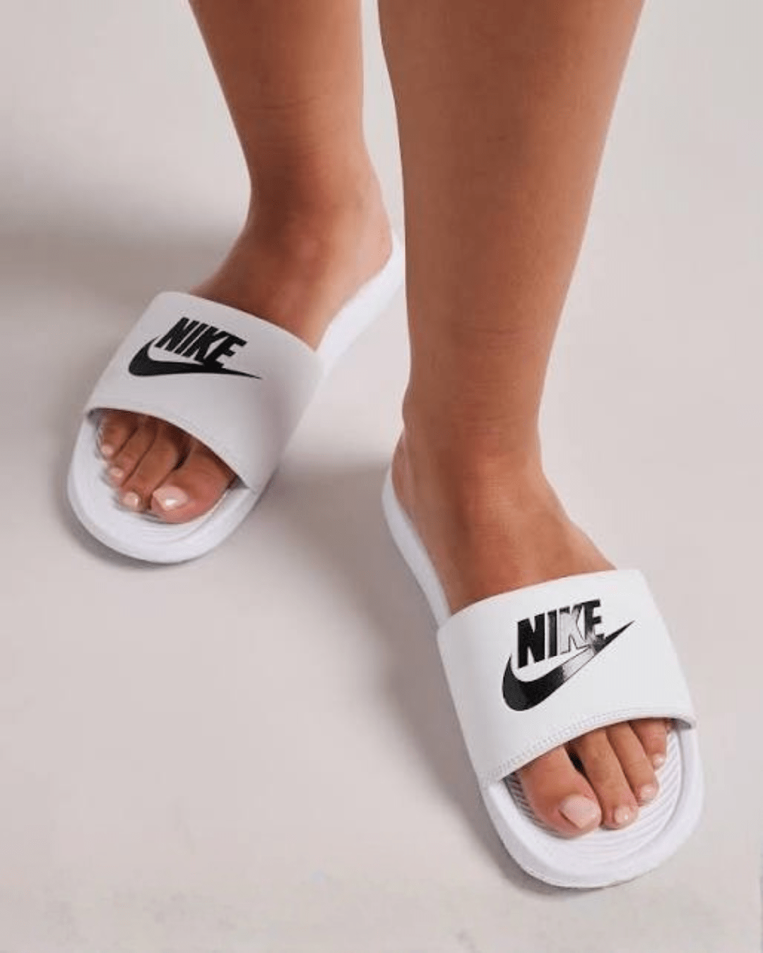 Nike Victori Slides - Crystal Embellished Logo - It's Crystalicious®