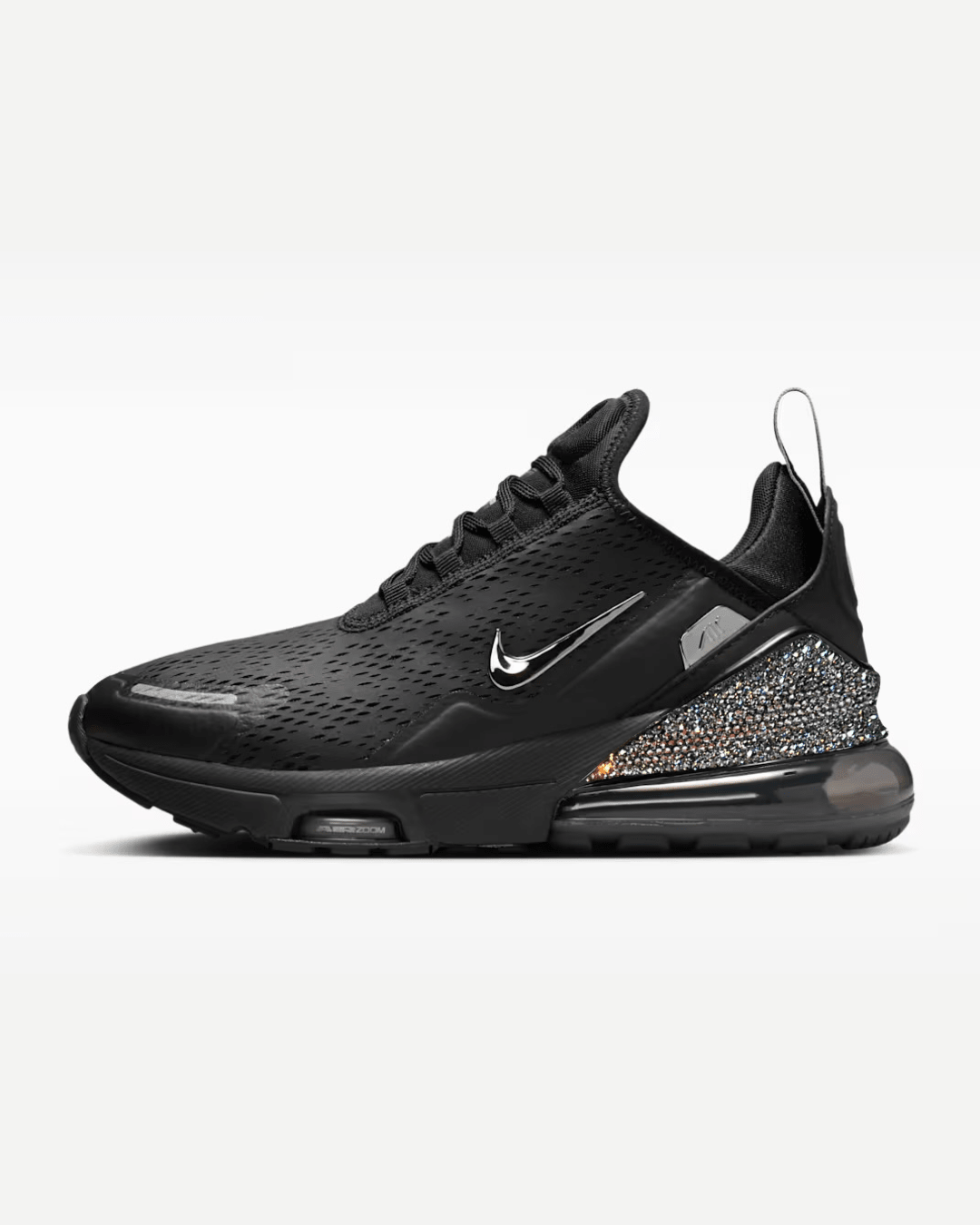 Nike Air Max 270 Premium - Black Custom Crystal - It's Crystalicious®