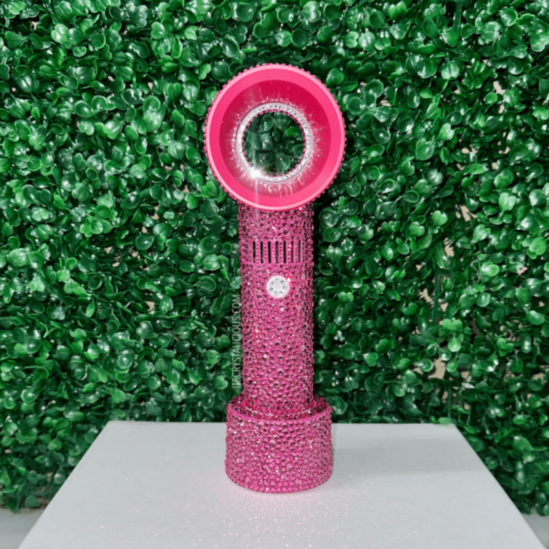 Handheld Portable Crystal Lash Fan * - It's Crystalicious®