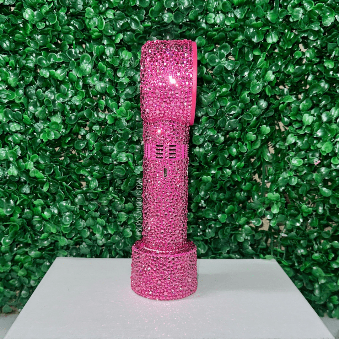 Handheld Portable Crystal Lash Fan * - It's Crystalicious®