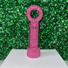 Handheld Portable Crystal Lash Fan - White/Pink/Rose* - It's Crystalicious®