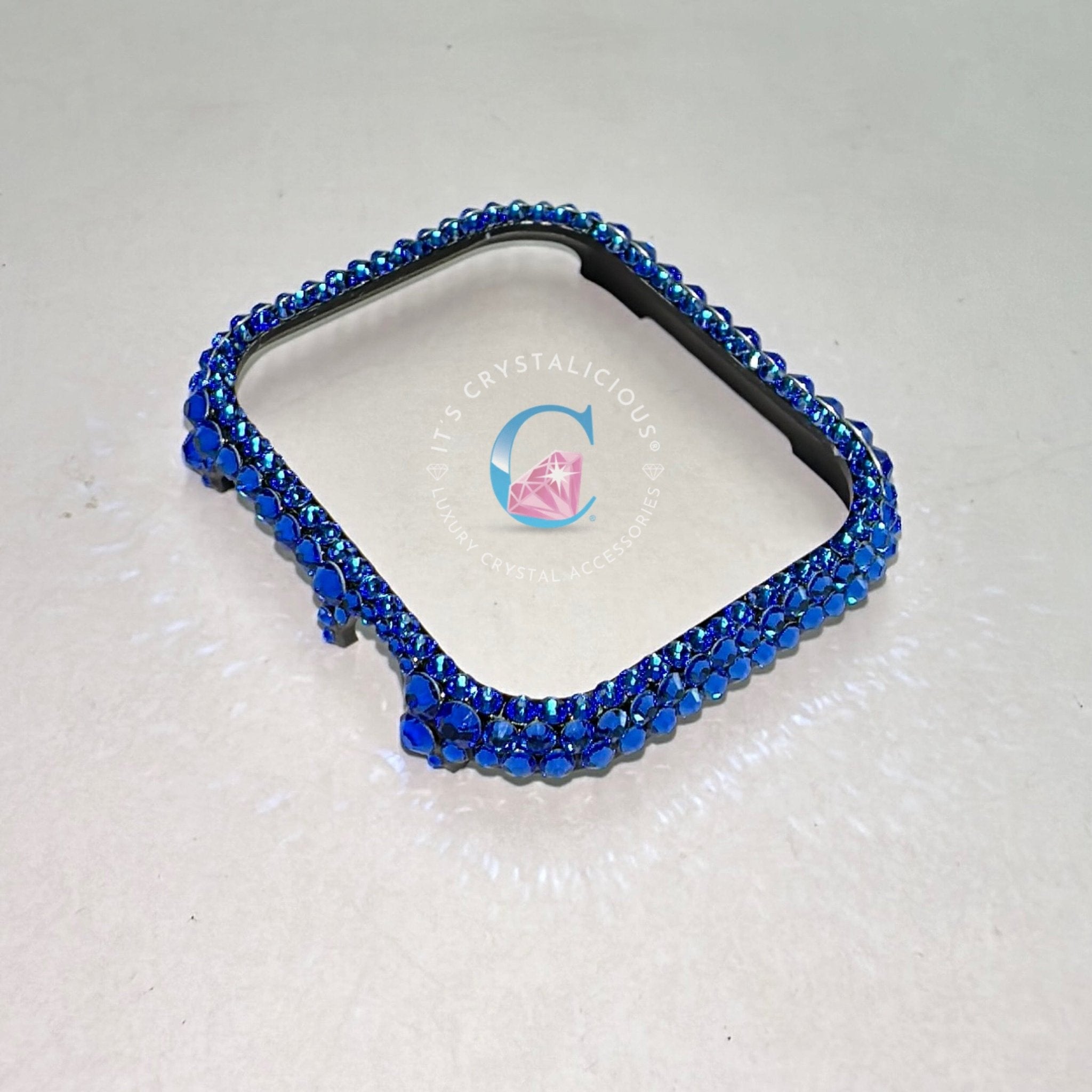 Apple Watch Cover - Black/Sapphire* - It's Crystalicious®