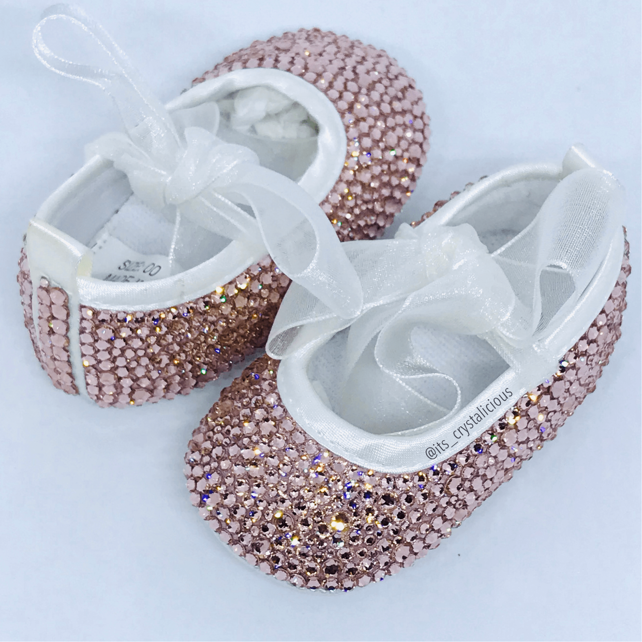 Baby Pram Shoes - Vintage Rose* - It's Crystalicious®