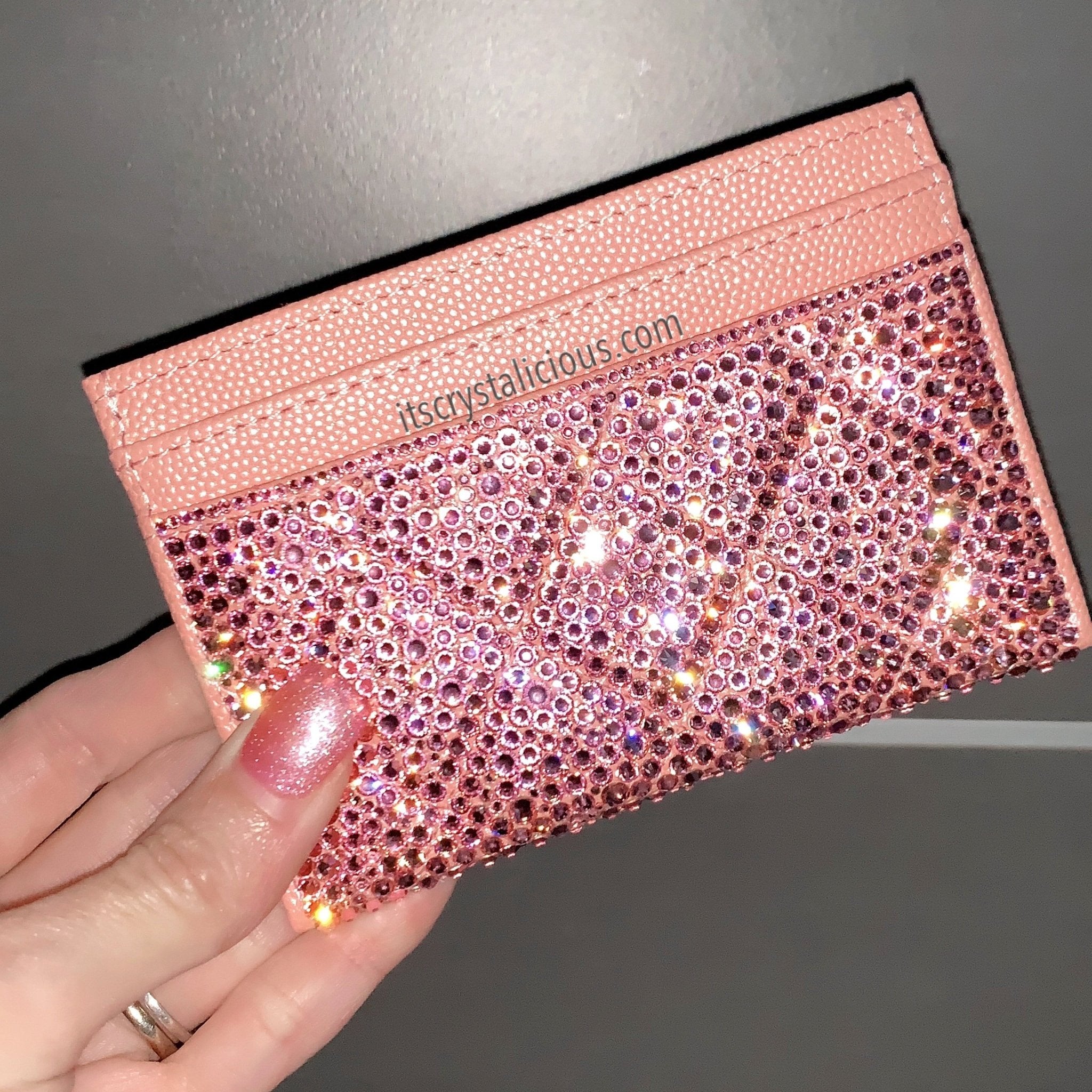 Crystal Pink Chanel Card Holder * - It's Crystalicious®
