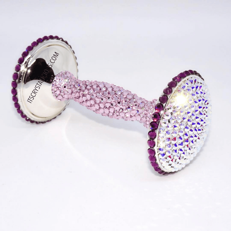 Crystalicious® Stainless Steel Baby Rattle * - It's Crystalicious®