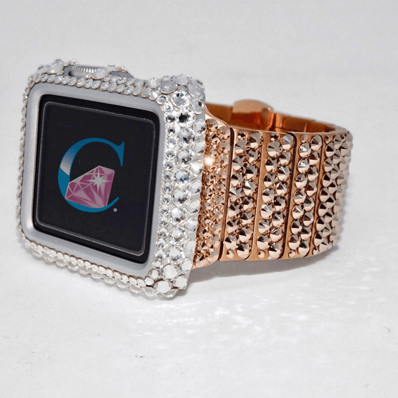 Adjustable Stainless Steel Apple Watch Band * - It's Crystalicious®