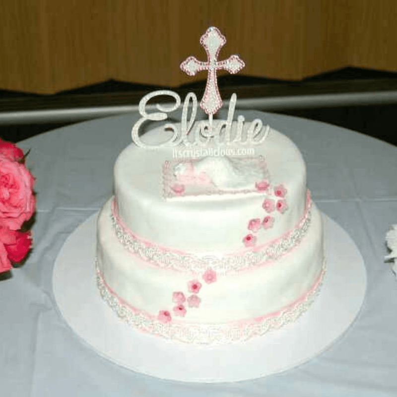 Personalised Bling Name Cake Topper - Sweet Script * - It's Crystalicious®
