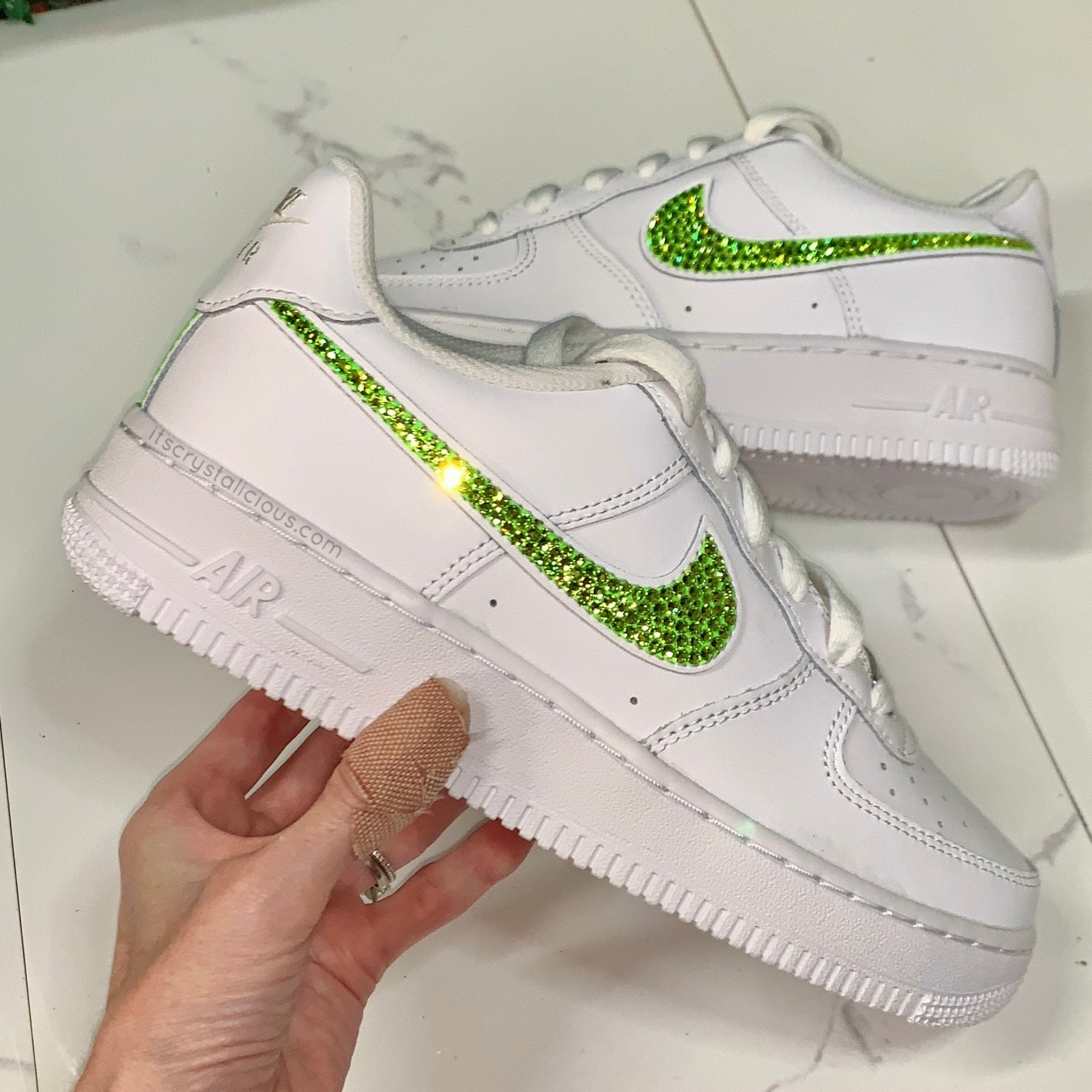 Nike Air Force 1 - Limecicle* - It's Crystalicious®