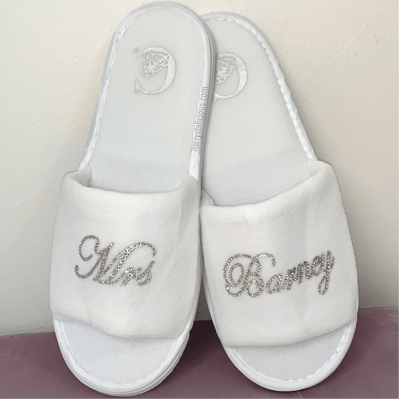Personalised Bridal Slippers *