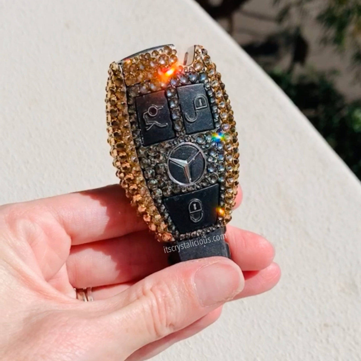 Custom Mercedes Key Custom crystal Mercedes Benz Car Key/Fob * – It's Crystalicious®
