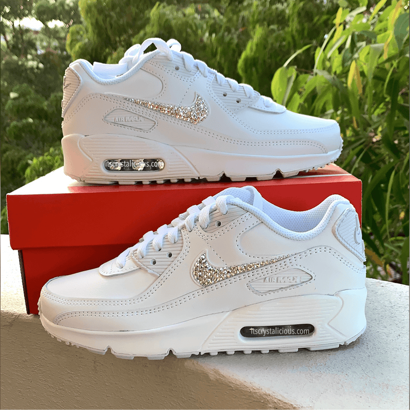 Nike Air Max 90’s - White* - It's Crystalicious®