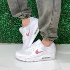 Nike Air Max 90 - White/Lt Rose* - It's Crystalicious®