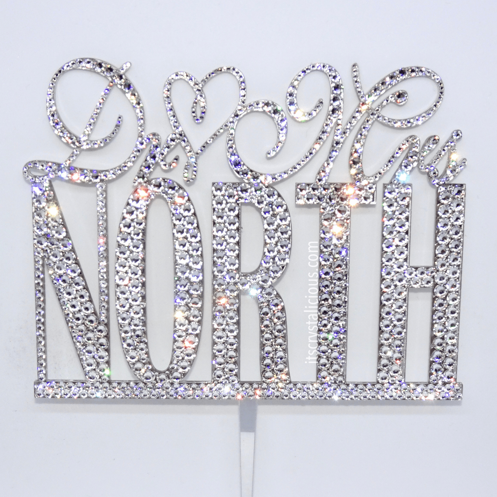 Fancy Mr ❤ Mrs Wedding Crystal Cake Topper * - It's Crystalicious®