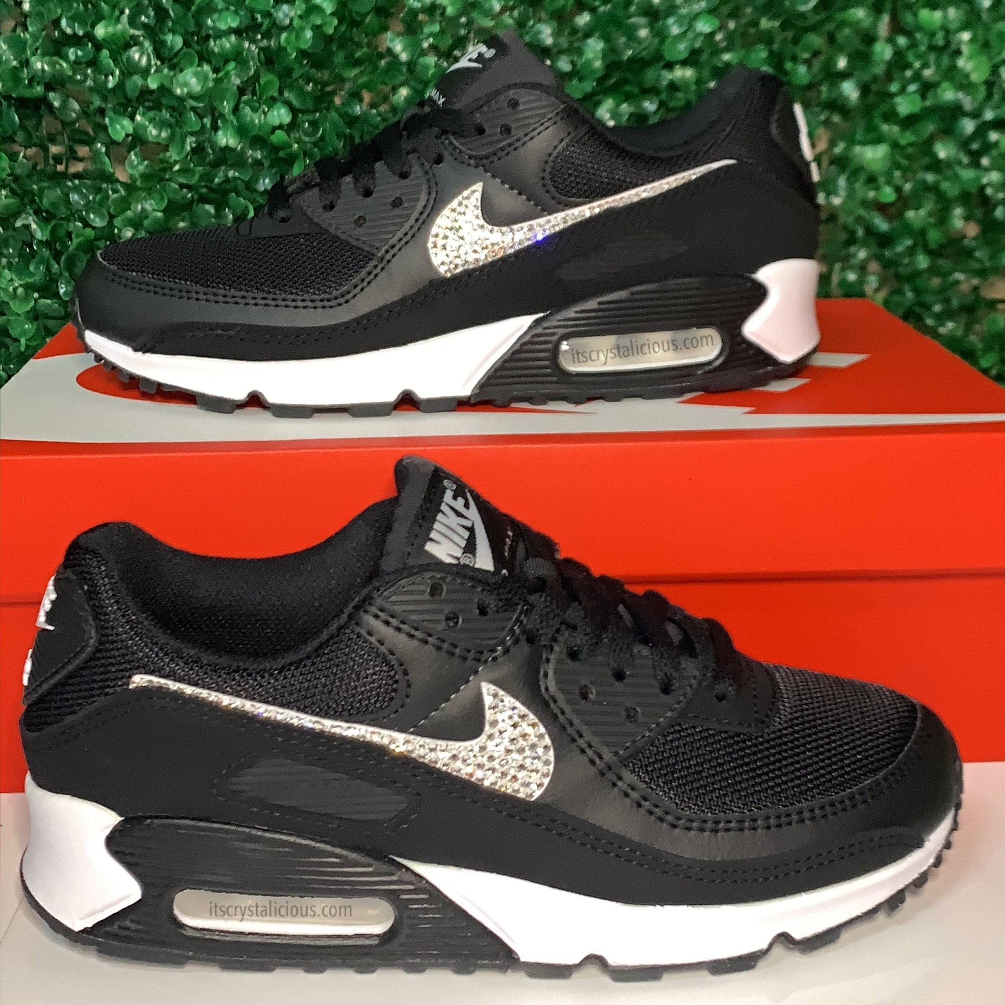 RTS Nike Air Max 90’s - Black/White - Size US 7.5 * - It's Crystalicious®