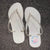 White Thin Strap embellished Havaianas - 3 Rows * - It's Crystalicious®