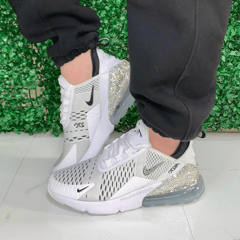 RTS Nike Air Max 270 White/Black/Crystal - Size US 7.5 *