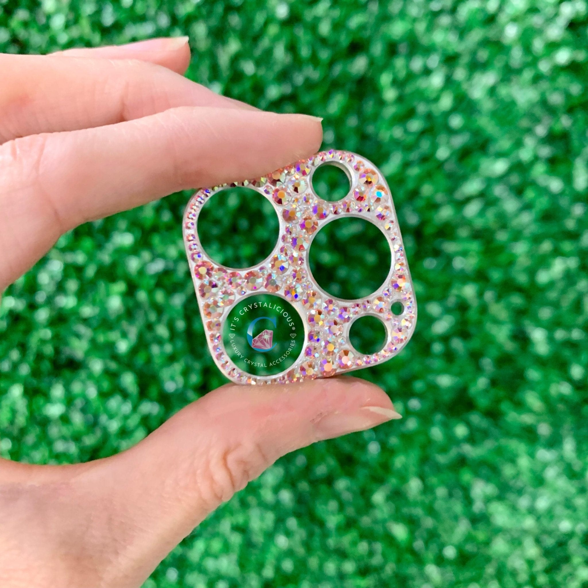 iPhone Lens Cover - Silver/Crystal AB* - It's Crystalicious®