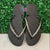 Black Thin Strap Havaianas with Crystal Clear - 2 Rows * - It's Crystalicious®